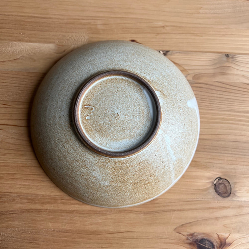 陶器つる岡 鶴岡誠 飛鉋（とびかんな）5寸浅鉢 15cm｜取り皿 中鉢