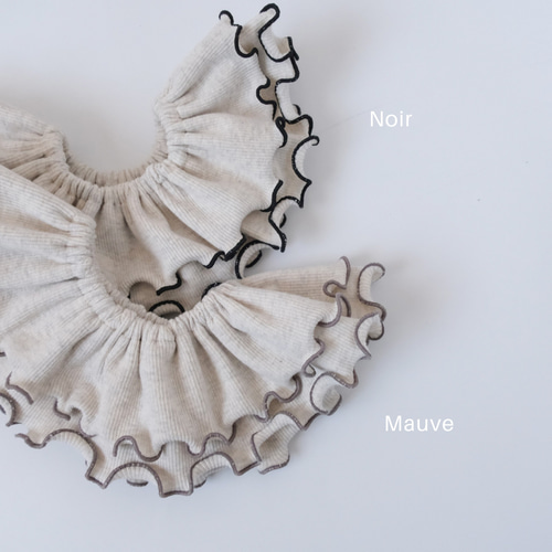 人気No.1］メロウスタイ ベビースタイ スタイ ニット ビブ フリル