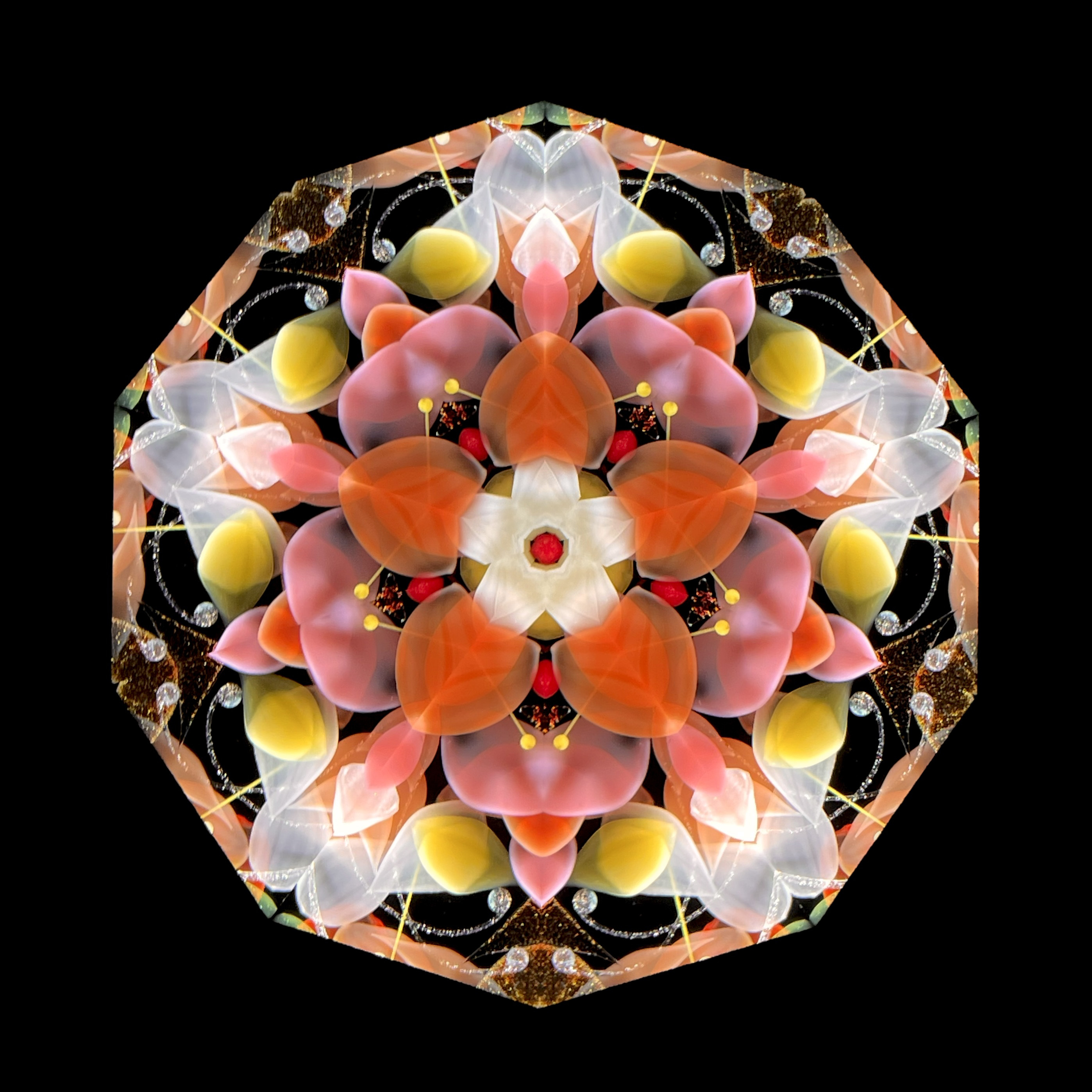 完成品］神楽 2026【万華鏡】 その他インテリア雑貨 ガラスの万華鏡