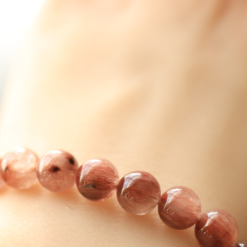 スーパープレミアムブレス☆ルチルを愛する人の為に☆レッドブラウン