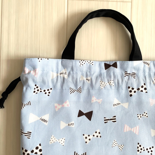 巾着袋 お道具袋 道具袋 園児向け上履き入れ 持ち手付き 給食袋 巾着