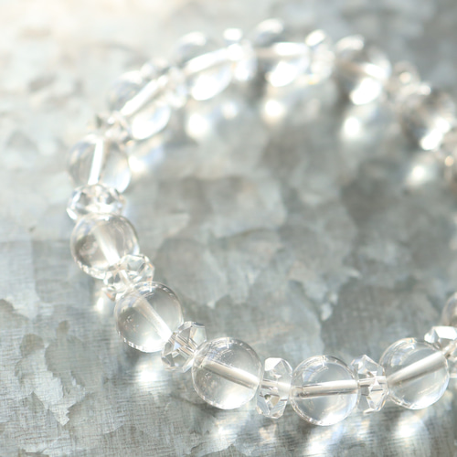 ☆スーパープレミアムブレス☆…☆レムリアンクォーツ：10ミリ