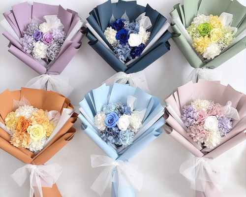 ♡かなshopページ♡ドライフラワーラッピングブーケ×4束♡ 6a54184b88c56ef5abfd2adf7a0013