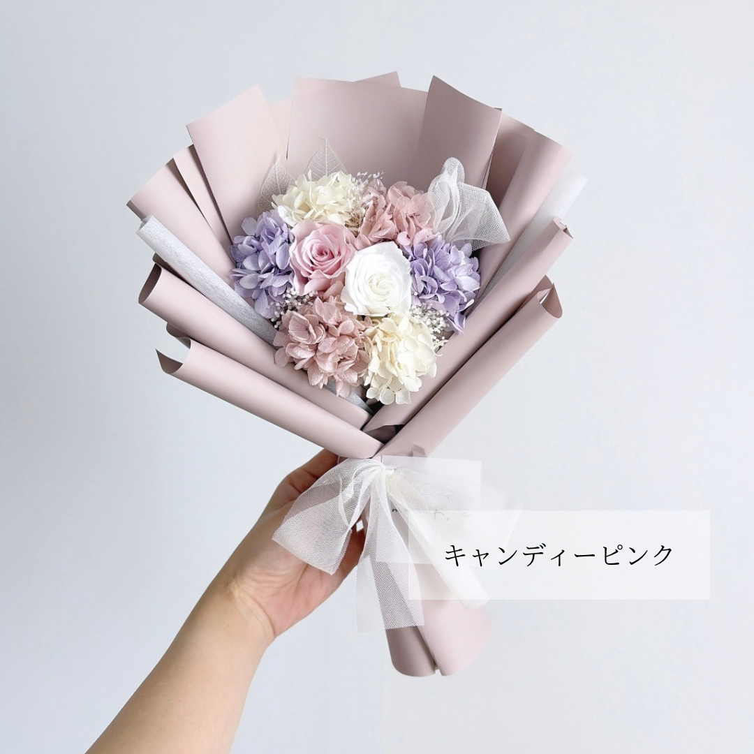 ラッピングブーケ プリザーブドフラワー 花束 成人式 卒業式 ギフト ブーケ