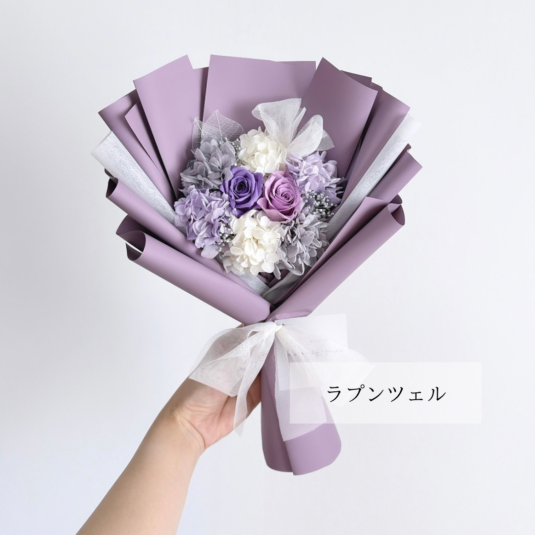 ラッピングブーケ プリザーブドフラワー 花束 成人式 卒業式 ギフト ブーケ