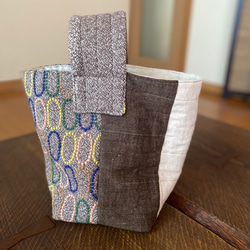 ミナペルホネン run run runで作ったミニトートバック トートバッグ