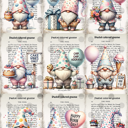 パネル生地 妖精 フェアリー フェアリーテール 天使 ノーム 生地