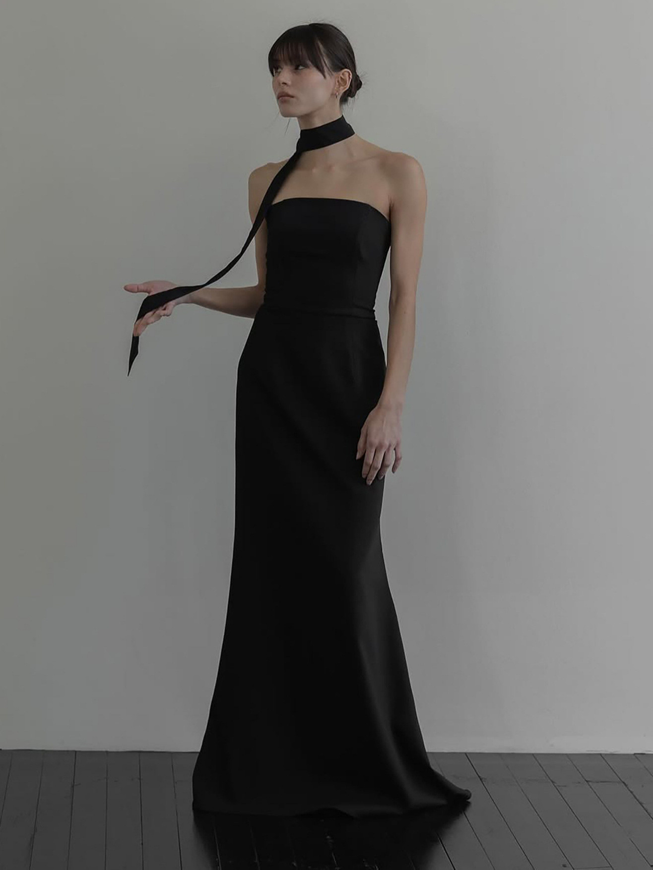 高級感 白 黒 オフショルダー パーティードレス シンプル 韓国風 誕生日 成人式 披露宴 演奏会 前撮り HL1003 9,196円