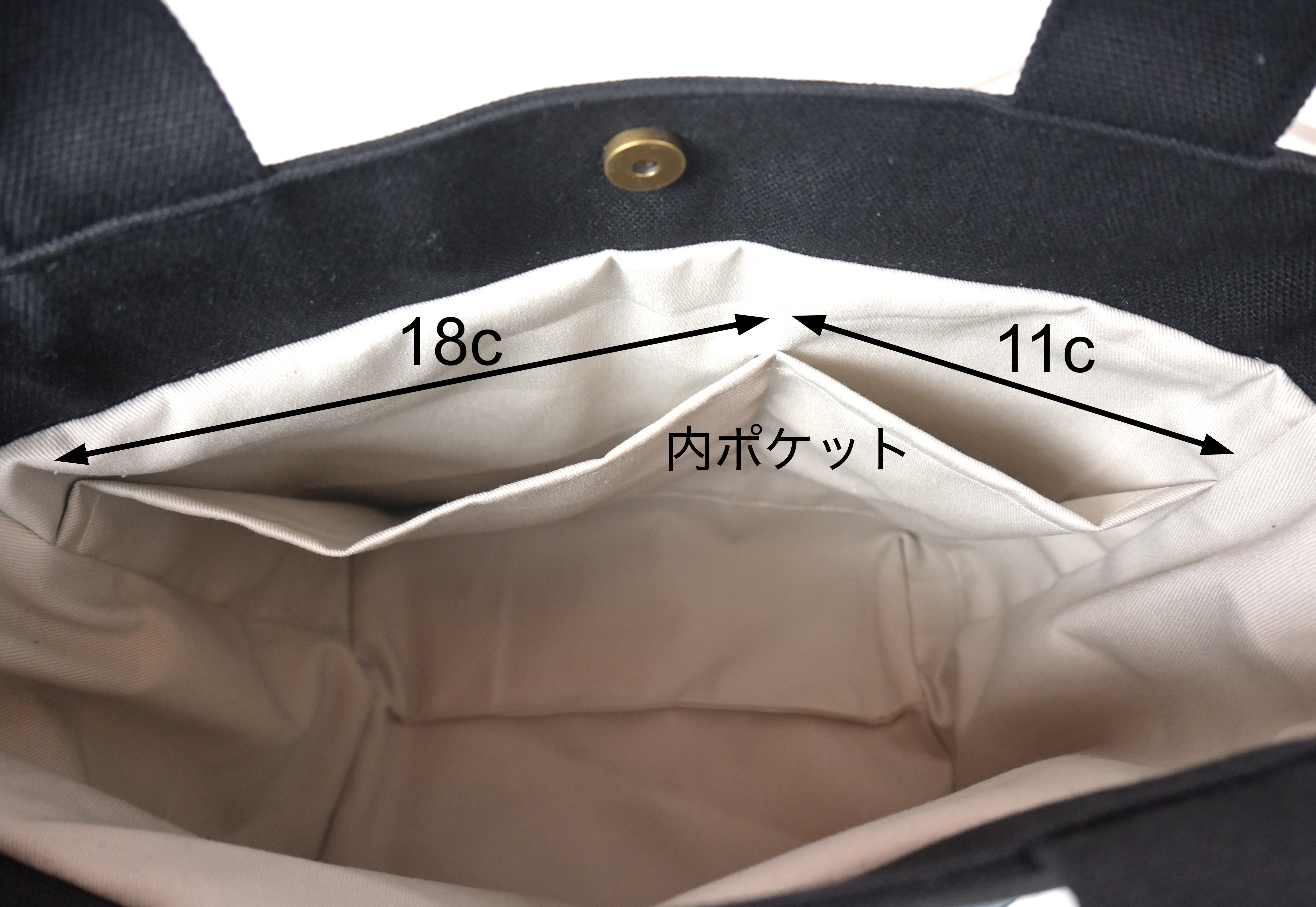 【春の超早割2026】倉敷帆布　大人のきれいめトートバッグ♪スモーキーピンク×ブラック