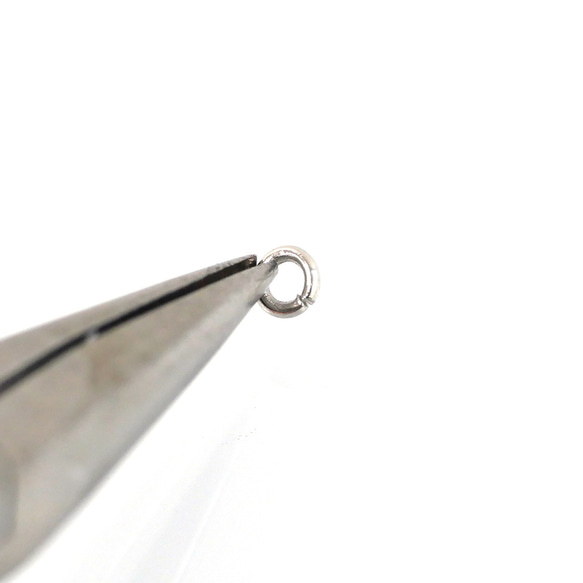 ess110-1 [約50個] 開口環，線徑：約1.0毫米，外徑：約4.0毫米，醫用不鏽鋼 第3張的照片