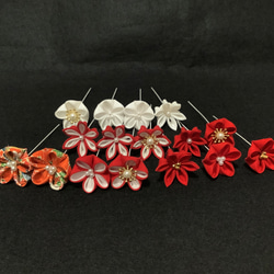 Kuu様オーダー品 つまみ細工の髪飾り かんざし 百福堂momofukudou 通販