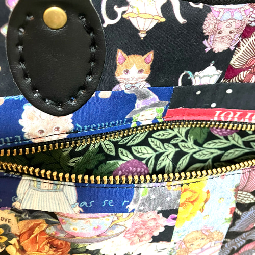 ジョリーフルール マイリトルテイラーパッチワーク ボストンバッグ