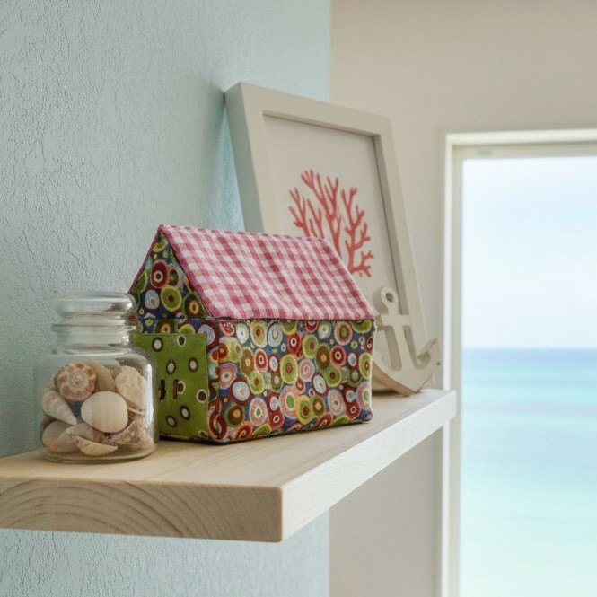 【魔法の色合わせ】イギリスの海岸に並ぶ「ビーチ・ハット」ポーチ