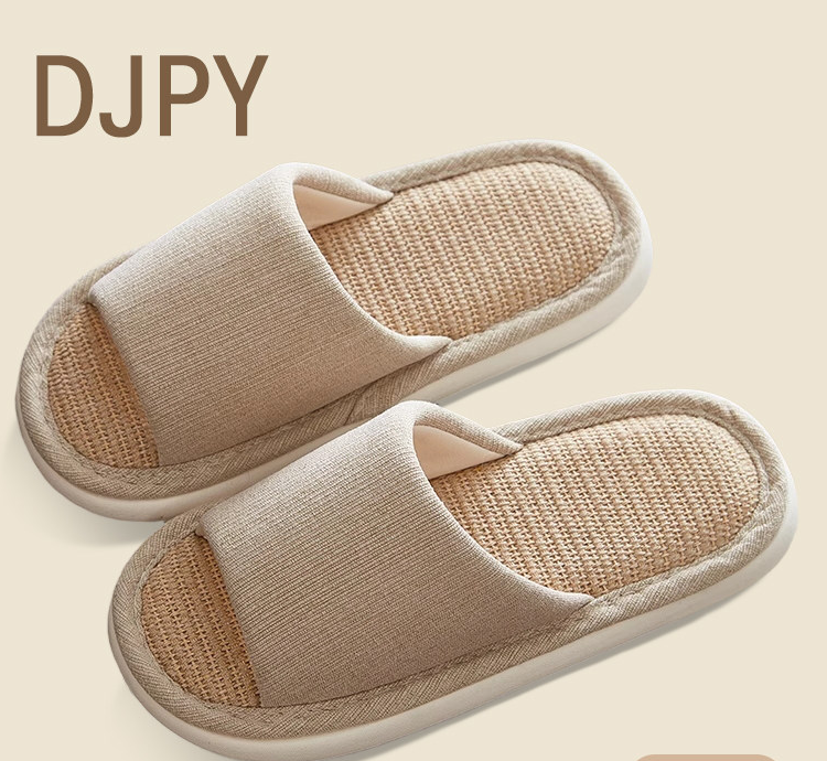 大きいサイズ リネンスリッパ メンズ レディース 春秋用 インドア用 フロアスリッパ 滑り止め 消臭 綿麻素材 オーバー