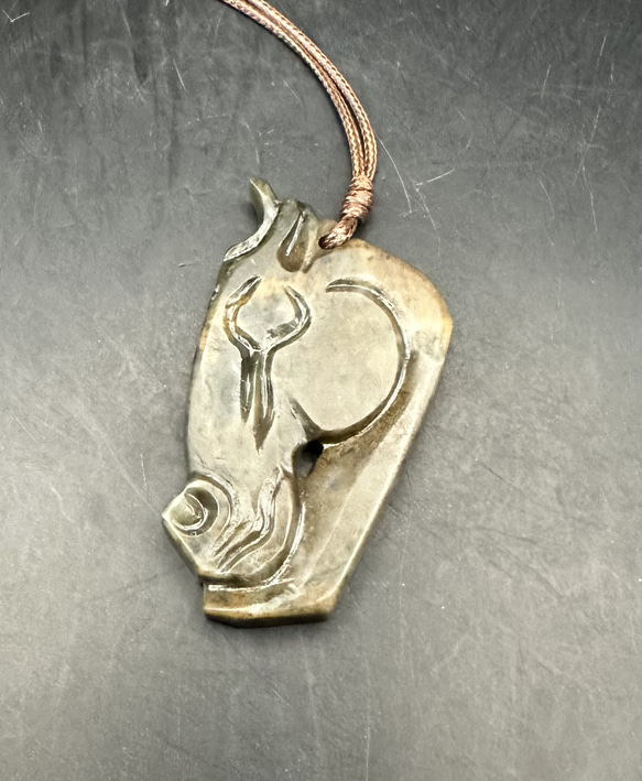 2025.12.29汗血宝馬馬年御守 糸魚川彩玉 ネックレス・ペンダント ケン