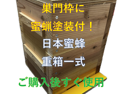 在庫ほとんどありません　ニホンミツバチ重箱式 巣箱　蜜蜂巣箱　重箱式 重箱式巣箱A型 | やまみつや 日本ミツバチの巣箱製造販売
