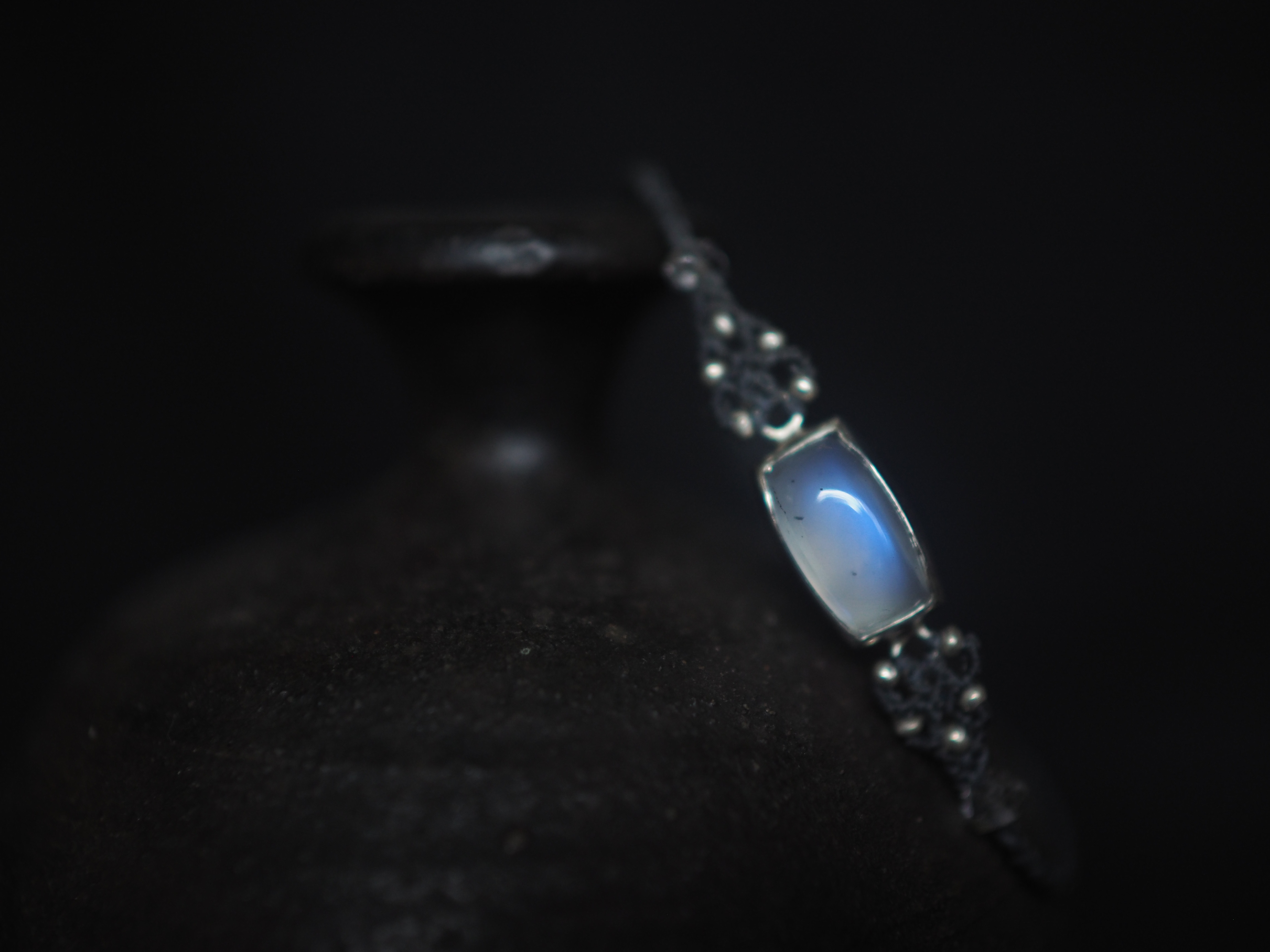 moonstone silver bracelet (soukou)