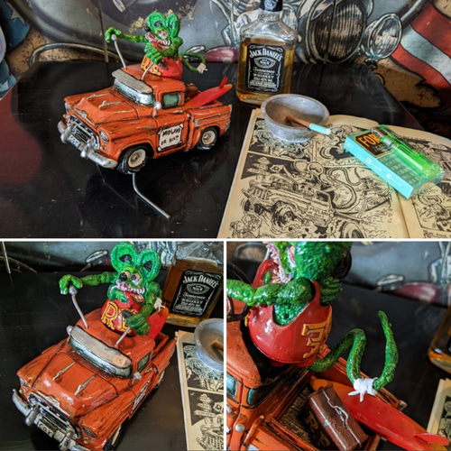 お宝放出…アメ雑 ピックアップトラック & ラットフィンク ガレージ