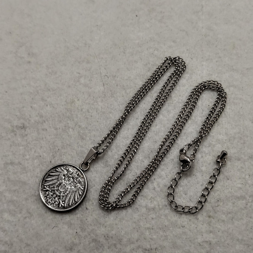 ドイツ帝国 鷲の国章コインネックレス 5 ネックレス・ペンダント