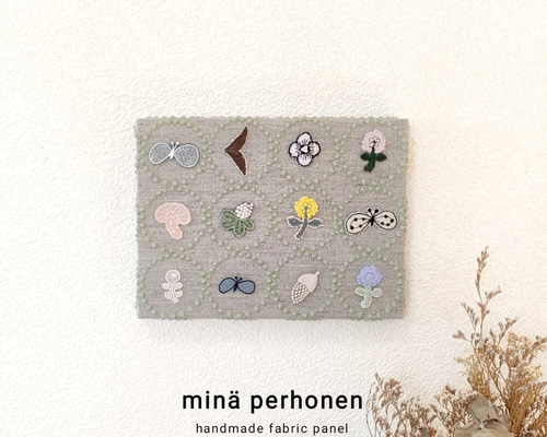 ミニ ファブリックパネル ミナペルホネン タンバリン インテリア 北欧