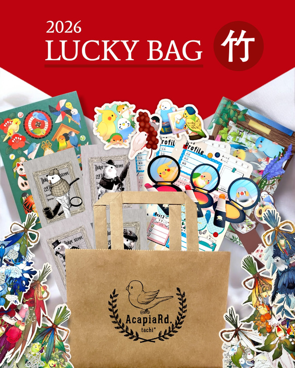 2026鳥づくし福袋【竹】 その他雑貨 AcapiaRd. by tachi* 通販