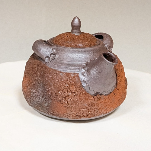 【レア 一点物】備前焼 宝瓶 急須 陶器 茶道具 お茶 茶器 茶道 手作り N11−20)宝瓶 急須 茶器 煎茶道具 茶道具 作家物 手作り ポット・急須