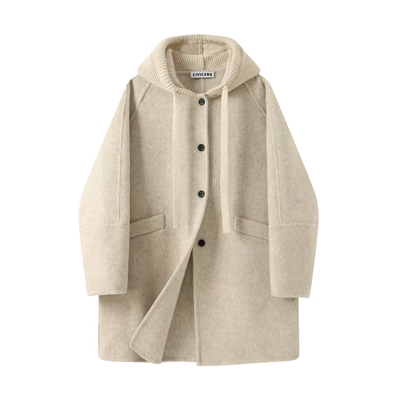 厚手コート、秋冬コート、ウールコート、個性的、防寒対策、レディース、冬支度新作