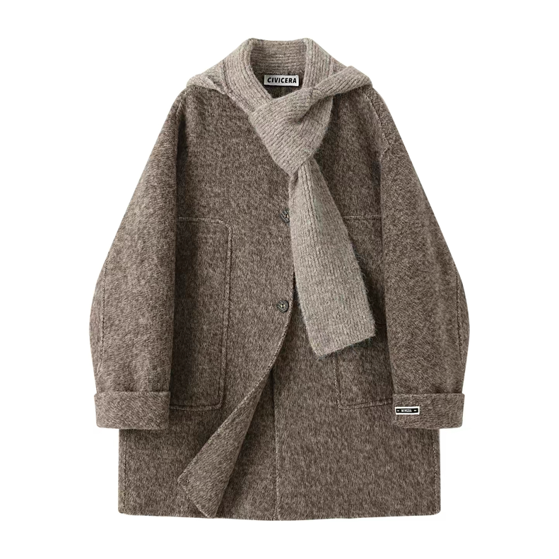 厚手コート、秋冬コート、ウールコート、個性的、防寒対策、レディース、冬支度新作