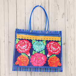 メキシコ テナンゴ地方 オトミ刺繍 クッションカバー 45 × 45cm 16