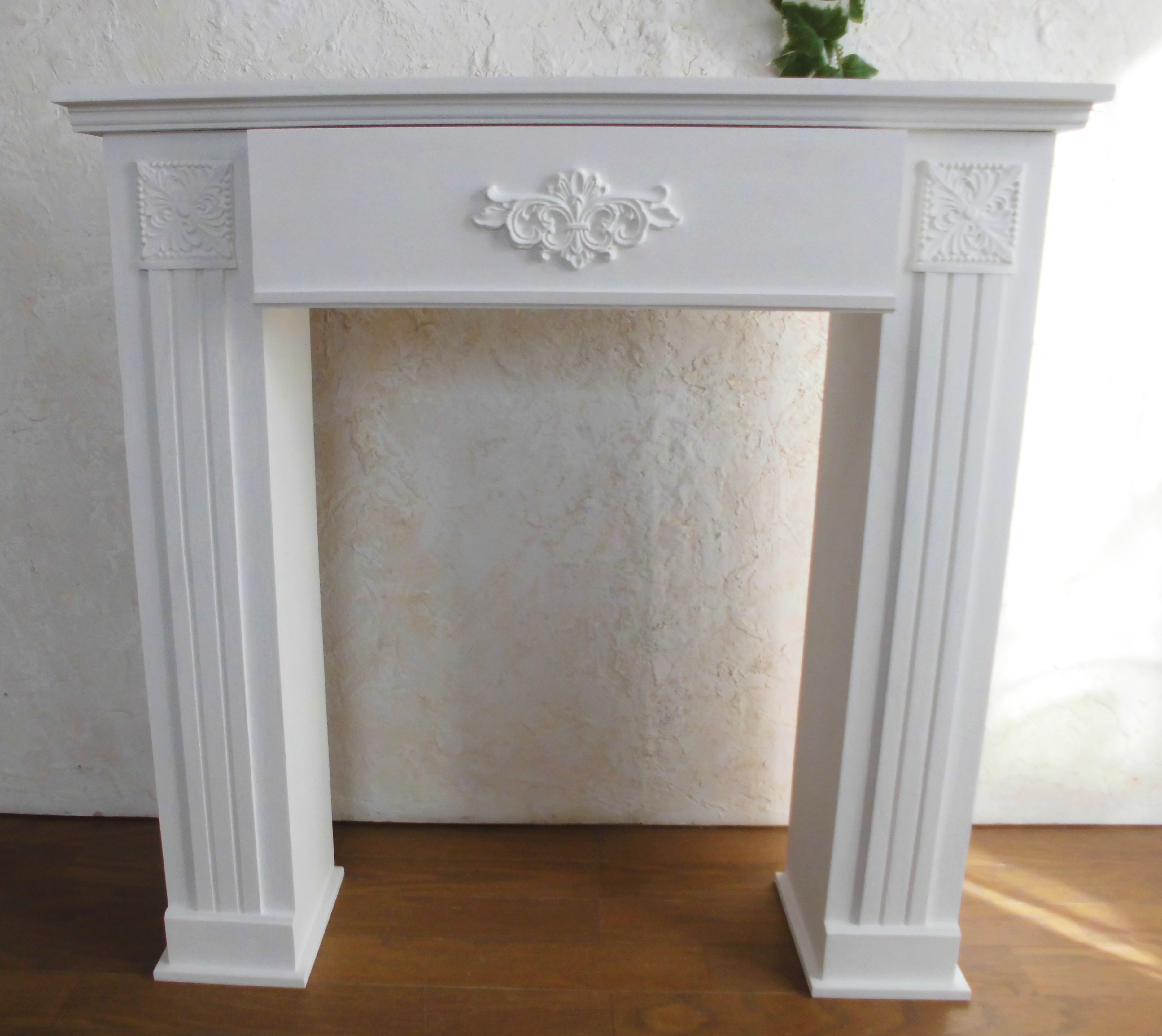 マントルピースEa型 H90W80D21 引出し付き　組立タイプ