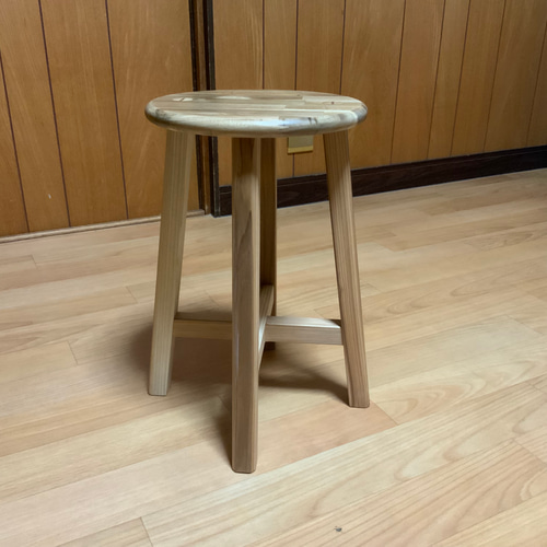 木製丸椅子43㎝ スツール 椅子（チェアー）・スツール K.J.product