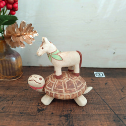土鈴カメ(茶) その他置物 kuu 通販 14145887｜Creema(クリーマ)