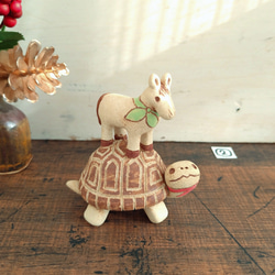 土鈴カメ(黄緑) その他置物 kuu 通販 14145872｜Creema(クリーマ)