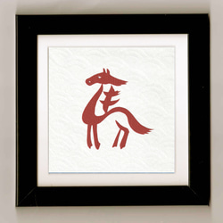 切り絵「鳥獣戯画のうさぎ」C 切り絵 伊勢屋 通販 15148799｜Creema