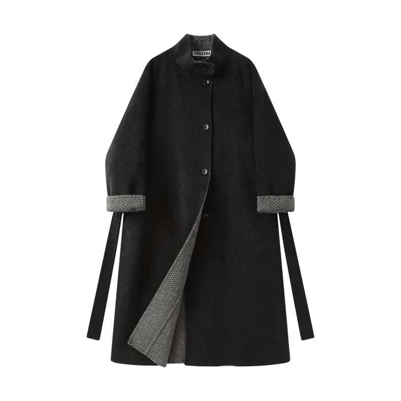 厚手コート、秋冬コート、ウールコート、個性的、防寒対策、レディース、冬支度新作