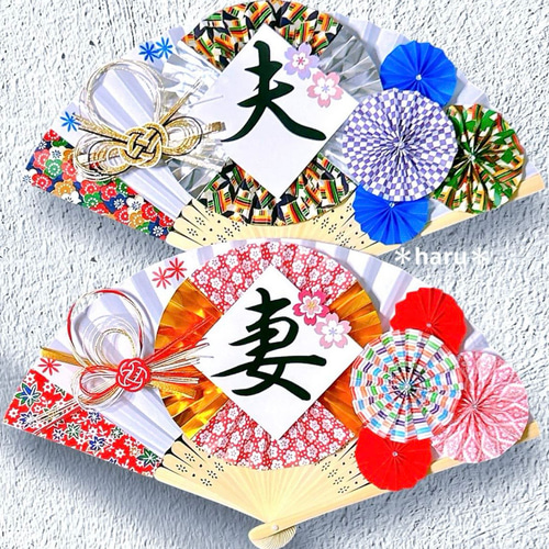 新作！桜》扇子プロップス&和装ガーランド&赤い糸 結婚式前撮り