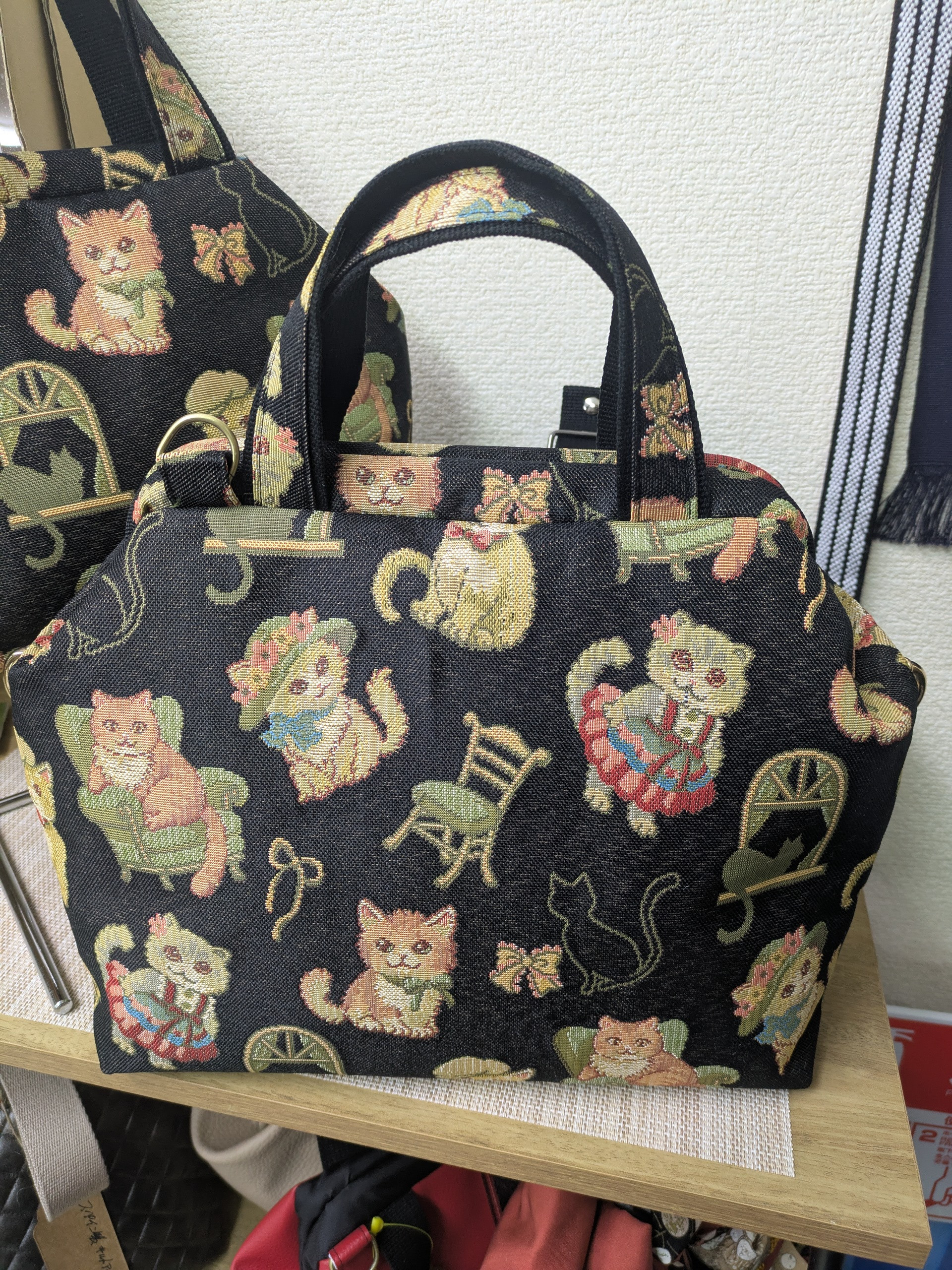 L1サイズ　G-wart『PAKAO＆PATAKO』(株)サンライトさんオリジナル『尾州織物』認定生地『ねこまる