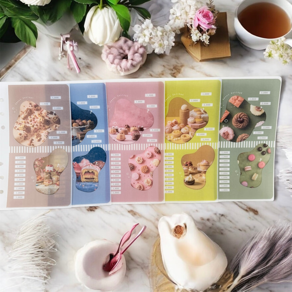 No.54 sweets A6 saving リフィルバインダー貯金韓国 その他雑貨 sora