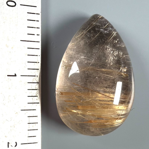 ルチルクォーツ 17.5ミリ ルース Tu3342 天然石 pinky 通販 20270306