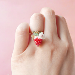 いちご（苺）・ストロベリー 指輪・リング の人気通販｜Creema