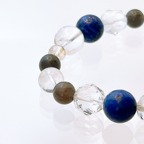 【一点限定品】潜在能力を呼び覚まし、愛と豊かさを手に入れる光の天然石ブレスレット 5枚目の画像