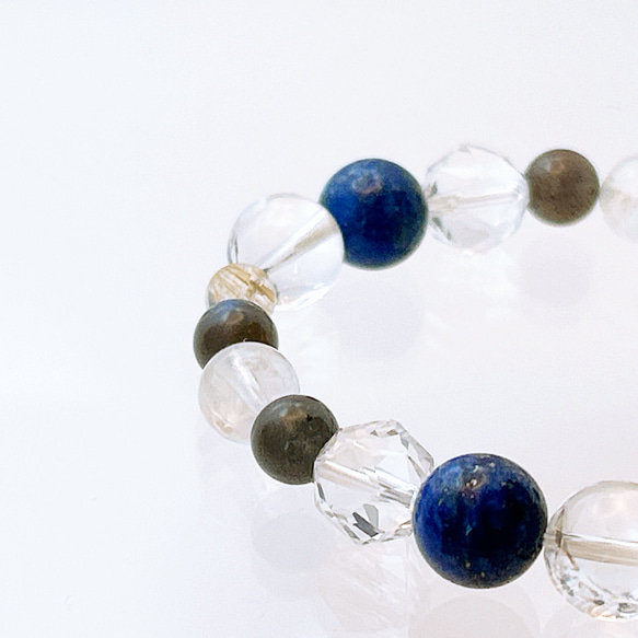 【一点限定品】潜在能力を呼び覚まし、愛と豊かさを手に入れる光の天然石ブレスレット 4枚目の画像