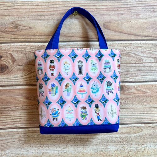 Creema限定新春福袋〈梅〉ユキエモン生地使用バッグとポーチの2点