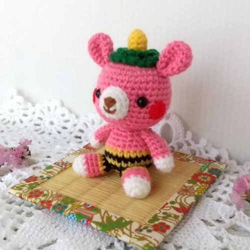 節分＊赤鬼＊うさぎさん＊編みぐるみ＊鬼 あみぐるみ nakamo 通販