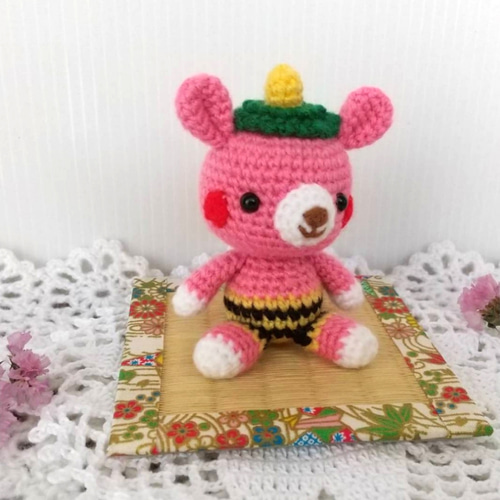 節分＊赤鬼＊うさぎさん＊編みぐるみ＊鬼 あみぐるみ nakamo 通販