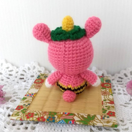 節分＊赤鬼＊うさぎさん＊編みぐるみ＊鬼 あみぐるみ nakamo 通販