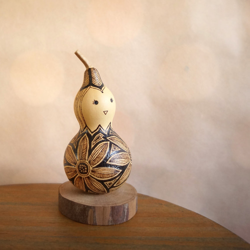 ひょうたんアート 花子 エスニック 立体・オブジェ gane工房 通販