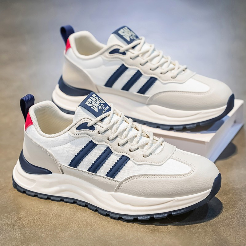 メンズ 高級感溢れる 万能マッチング ジュニア向け スポーツカジュアル ランニング ソフトソール 身長アップ 滑り止め