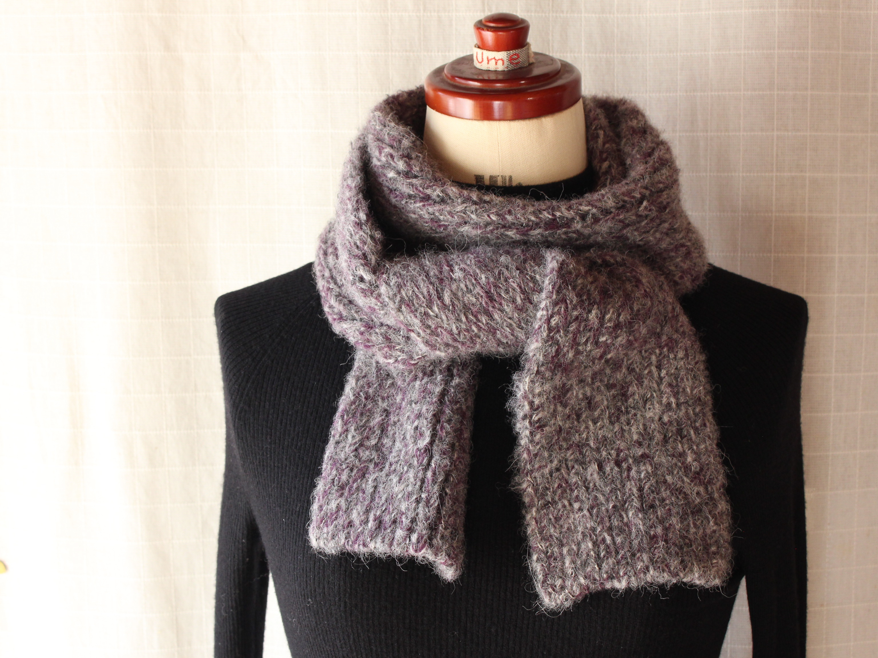 ✳︎ふわふわ✳︎ベビーアルパカのコンパクトマフラー