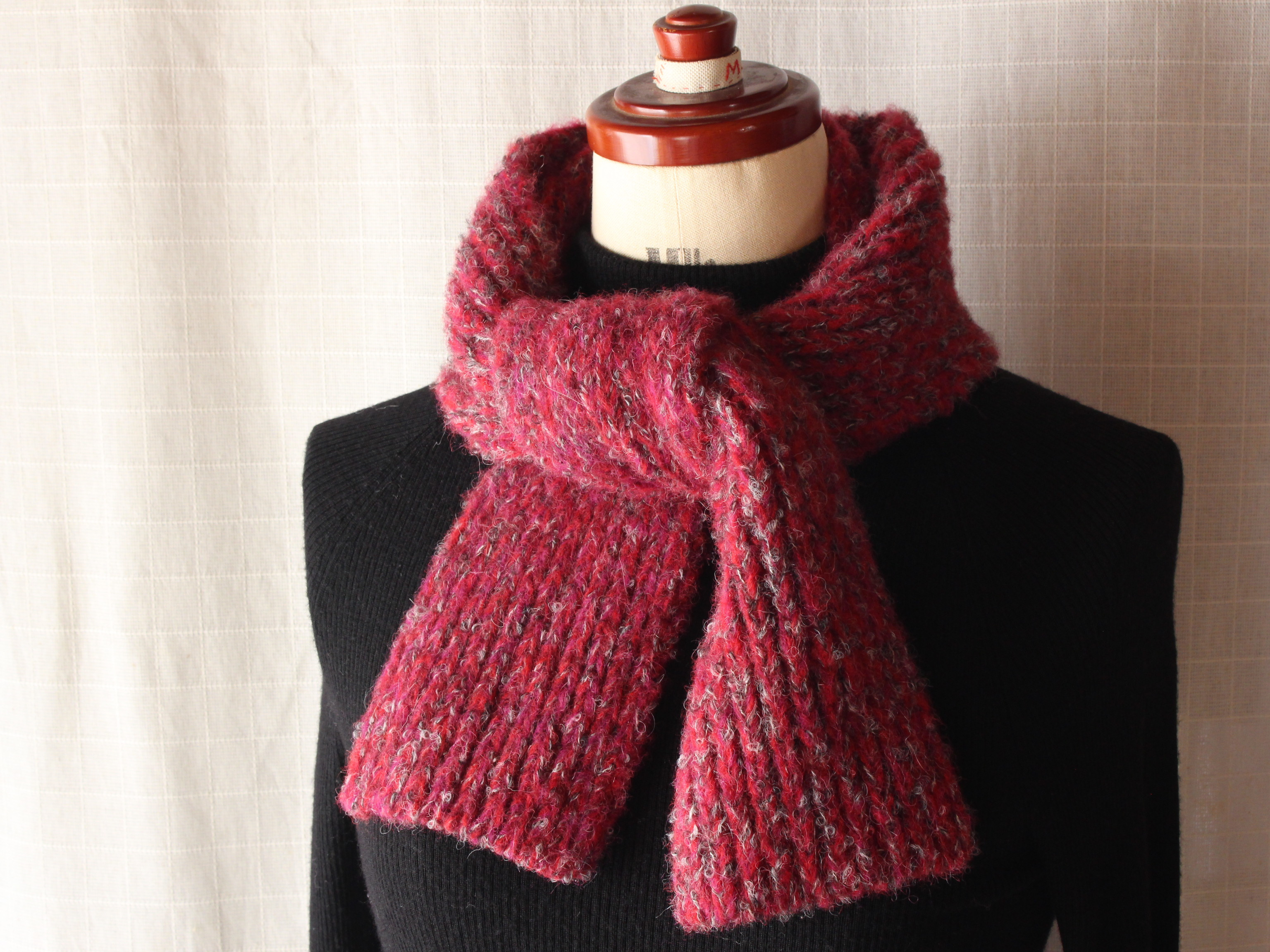 ✳︎ふわふわ✳︎ベビーアルパカのコンパクトマフラー